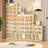 9Tiers 18-36 Pairs Plastic Stackable Shoe Storage Cabinet For Entryway Easy Assembly-58845193