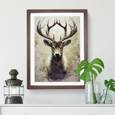 View of the Stag No.3 - Framed Print