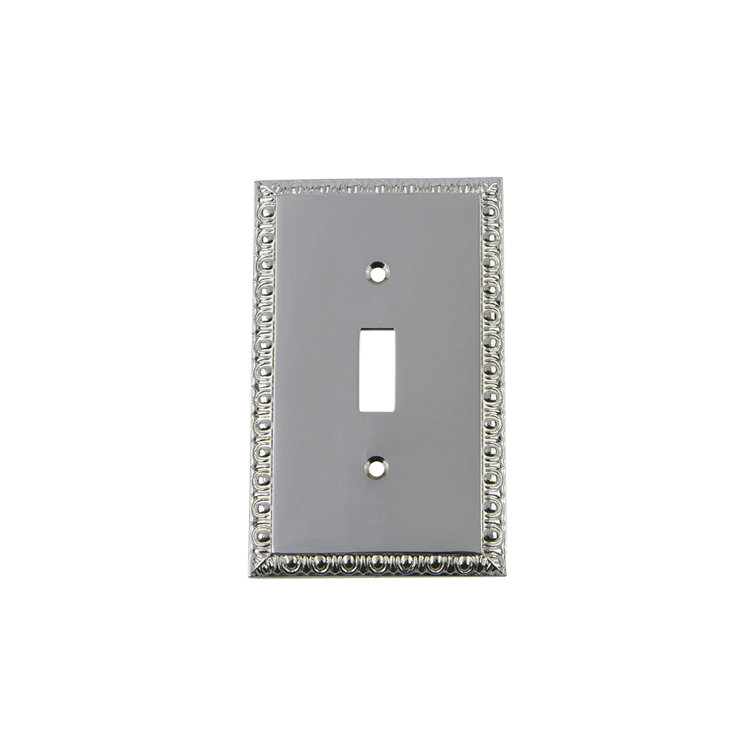Egg and Dart 1-Gang Toggle Light Switch Wall Plate