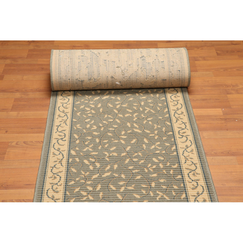 Tapis de laine traditionnelle doré/gris Laurie
