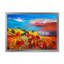 «Blossom Red Poppy Fieldsunder a Blue Sky», peinture sur toile-59757169-59757170