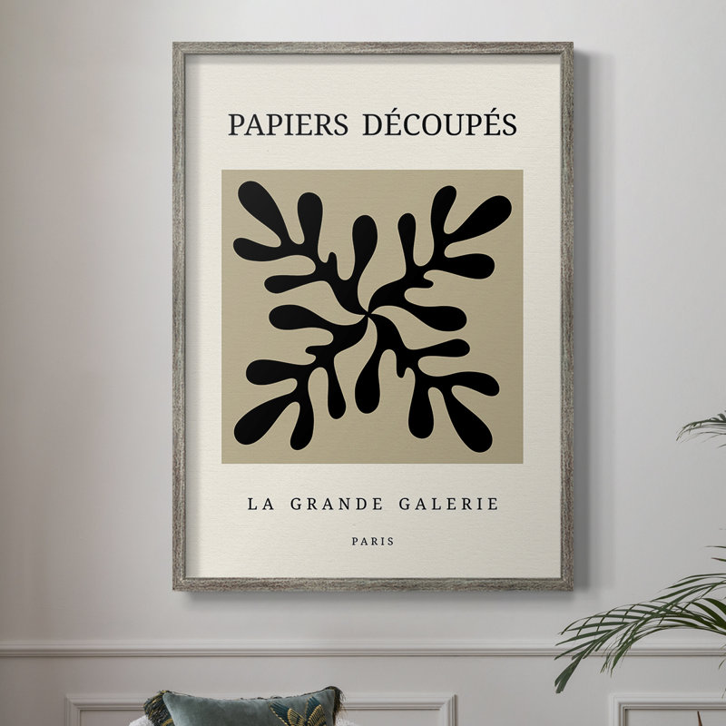 Matisse CECXCIX, reproduction d'art encadrée - bois massif, H 11 po x l 9 po