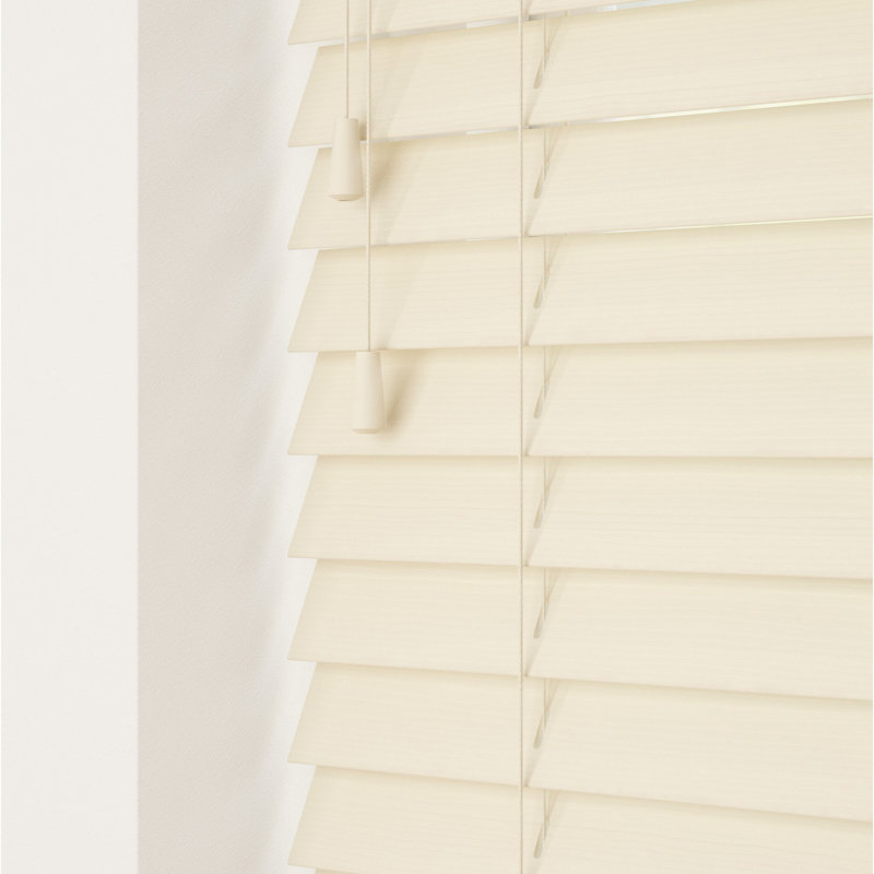 Semi Sheer Horizontal/Venetian Blind, Cloud, 130 cm L x 110 cm W