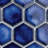 Hudson Due 2" Hex 10-7/8 " x 12-5/8 " Porcelain Mosaic Floor and Wall Tile-1789733677