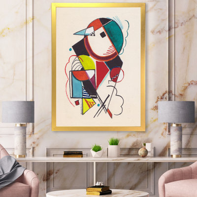" Colored Geometric Abstract Compositions II "