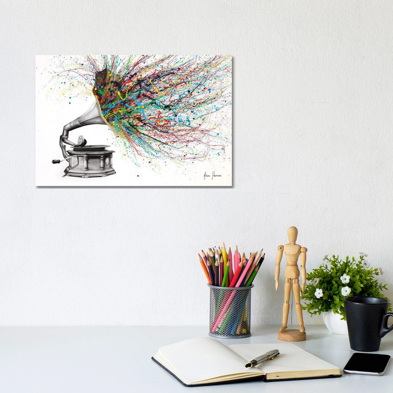 «Radical Rhapsody» par Ashvin Harrison, reproduction, Toile tendue, H 8 po x l 12 po x P 0,75 po, Non