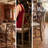 Hannalise Upholstered Counter Stool with Solid Wood Frame