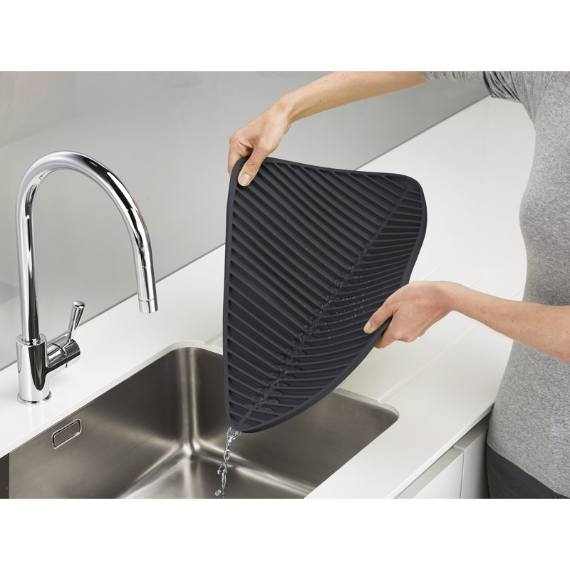 Joseph Joseph Flume Large Folding Draining Mat, Gray
