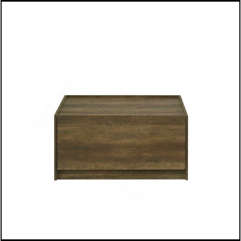 Table basse en bois avec 2 tiroirs
