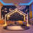 Twin Size House Bed Frame With Storage, Montessori Floor Bed, Metal Kids Bed With Roof And Shelves