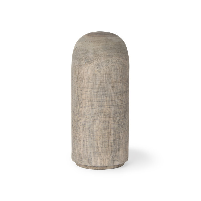 Objet décoratif Ashburn, H 10 po x l 4,5 po x P 4,5 po, gris