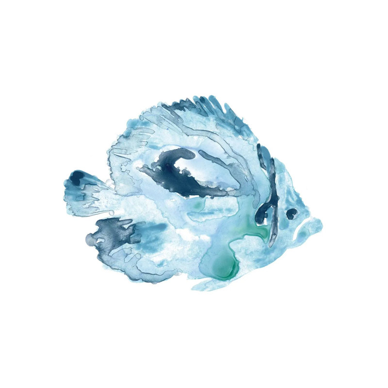 Blue Ocean Fish I, H 18 po x l 26 po x P 1,5 po