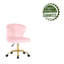 Benzonia Velvet Office Chair-376638423