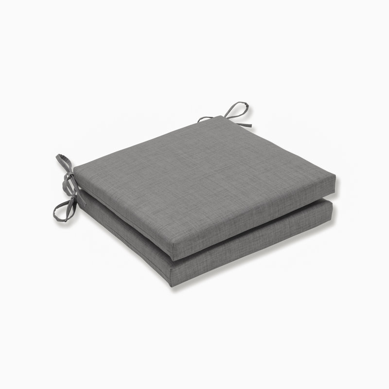 Outdoor 3'' Dining Chair Cushion, Dark Gray T-Spun Polyester