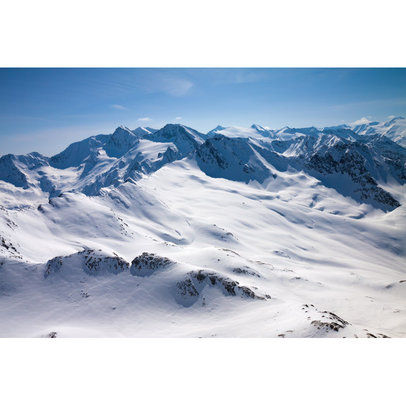 Mountain Peaks In Austrian by Kotangens - Wrapped Canvas Print, 51cm H x 76cm W