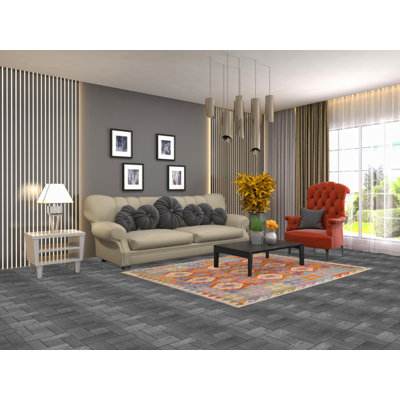 Tapis en laine South Western Kilim 5 x 7