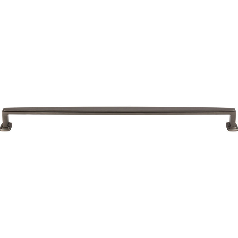 Richard Bar Pull, 12", Brushed Pewter