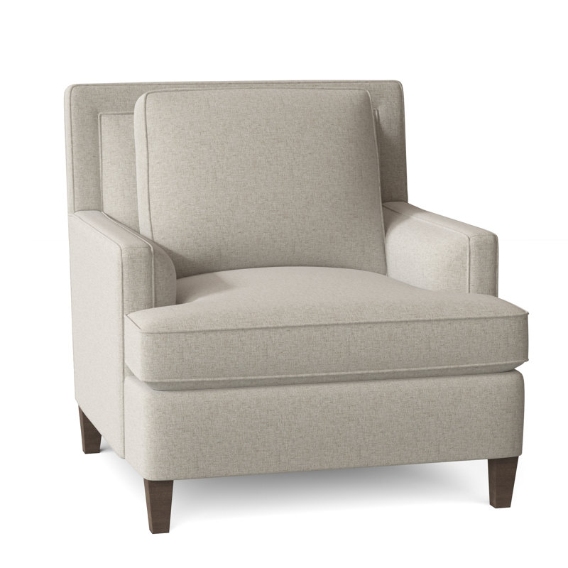 Addison Armchair, Cream Linen 1429-002, Aged Gray