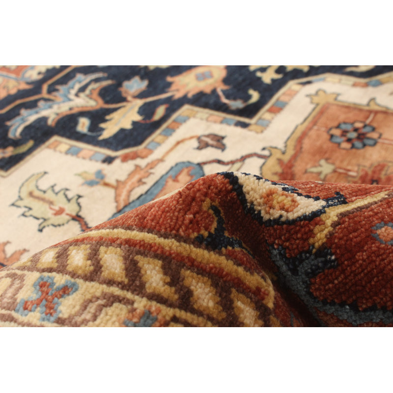 Wool Oriental Indoor Rug, Rectangle 9'11" x 13'11"
