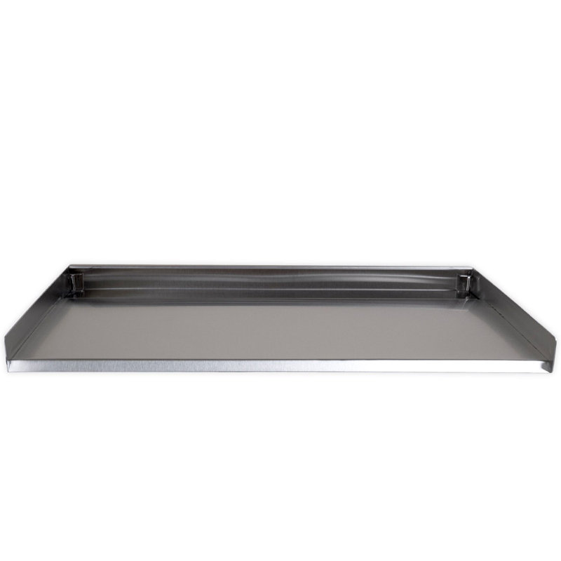 Arani Outdoor Stainless Steel Waterfall Fountain, 9cm H x 50cm W x 26cm D