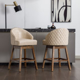 Nivelles Swivel Upholstered Counter Stool