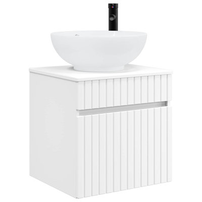 Single Bathroom Vanity with Ceramic Basin