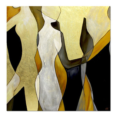 Abstraction - Wrapped Canvas Painting