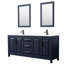 Daria 80'' Double Bathroom Vanity with Marble Top-97901669-97901673-97901675