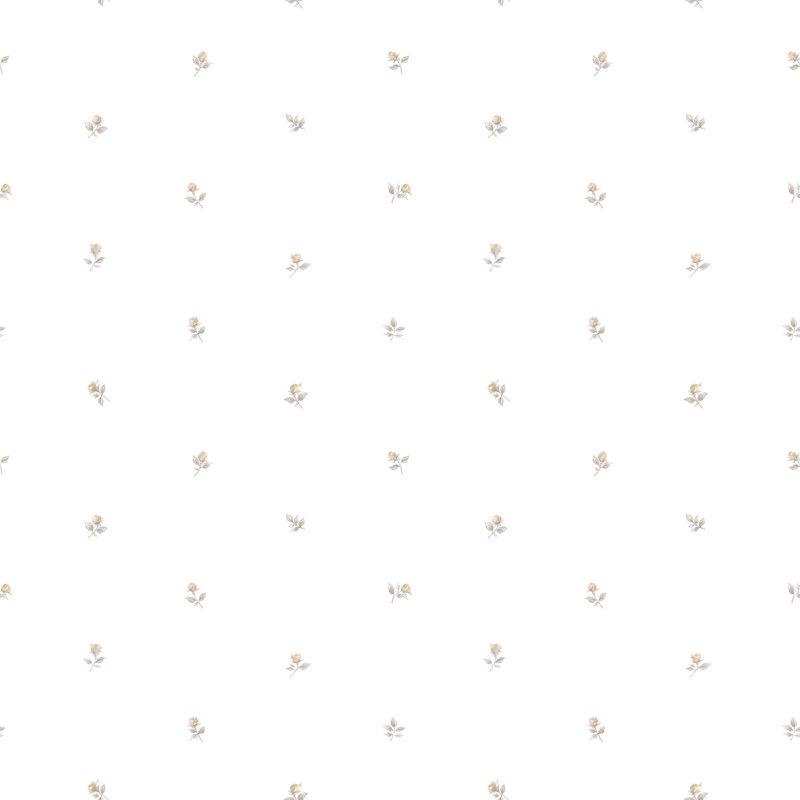 Devaughn 10m x 53cm Matte Wallpaper Roll, White/Beige