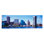 «Maryland, Baltimore, Skyscrapers long the Inner Harbor», reproduction de photo sur toile
