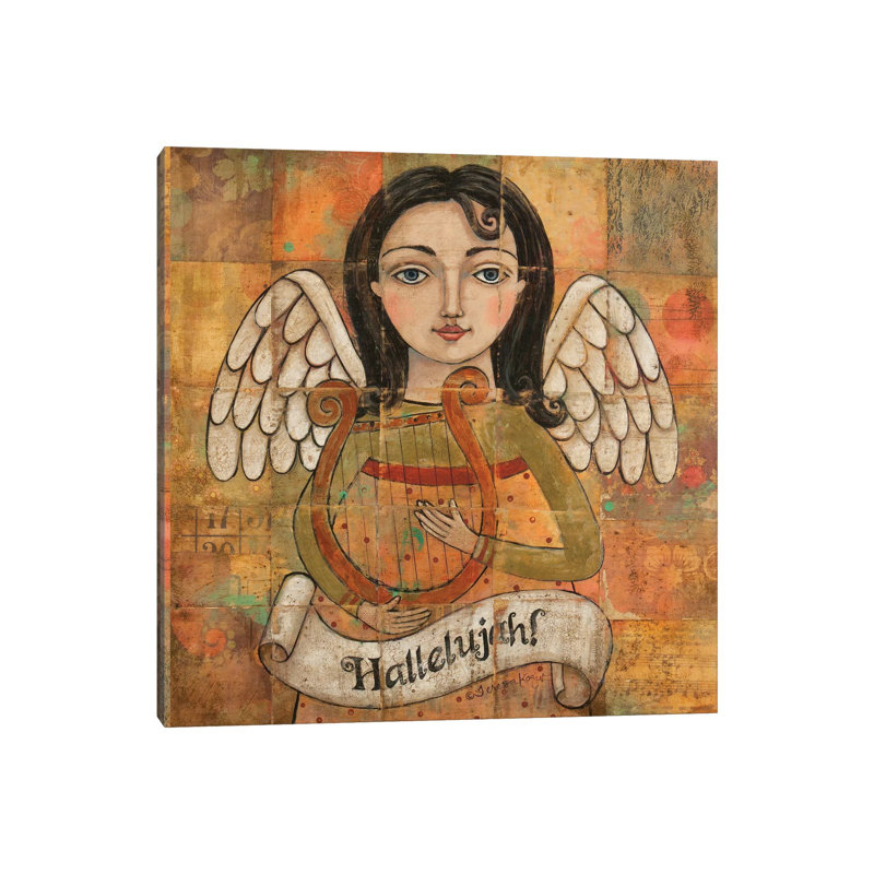 Hallelujah 1 Piece Wall Art on Canvas, 30.48cm H x 30.48cm W x 1.91cm D, Wrapped Canvas