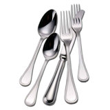 Le Perle 5 - Piece Stainless Steel Flatware Set - Service for 1