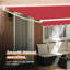 Brayden Studio 300cm D PVC-coated polyester Cover Retractable Patio Awning-416406931-416406929