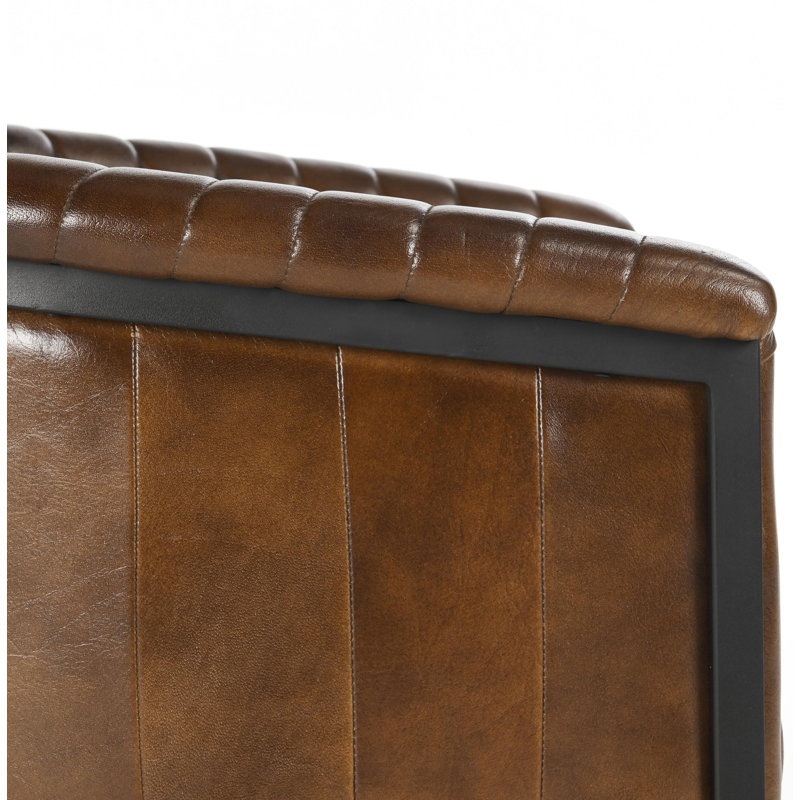 Seville Top Grain Leather Stool, Bar Stool (30" Seat Height)