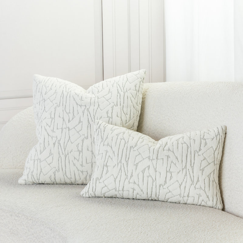 Synchronize Lumbar Indoor/Outdoor Pillow Cover & Insert, 12" H x 20" W