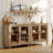 Scarlett 67.7" W Solid and Manufactured Wood Sideboard Cabinet with Adjustable Shelves -1954526769