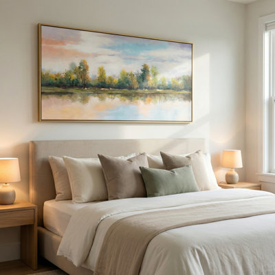 Kent Landscape Framed Canvas Wall Art