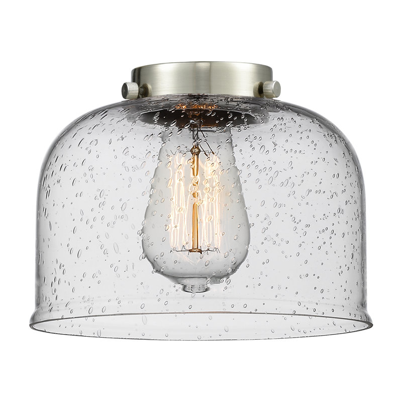 Plafonnier encastré 8 lumières Moody, Ampoule non incluse, Grainé, Chrome poli