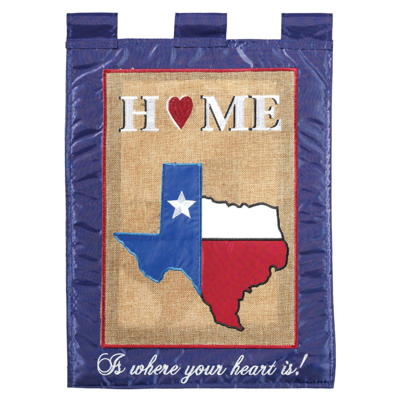 Drapeau de jardin en polyester 42 po x 29 po Bernardez