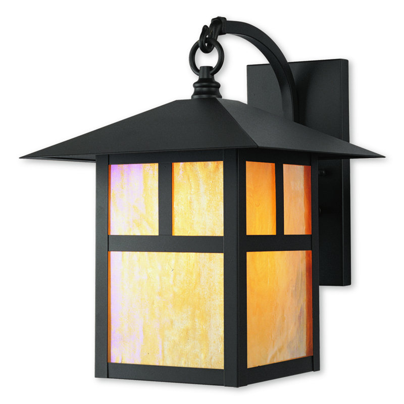 Giles Solid Brass Wall Light, 13.75" H x 10" W x 12.5" D, Bronze