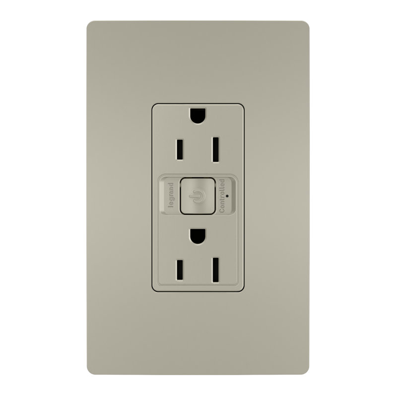 radiant® Smart 15A Outlet with Netatmo, Nickel