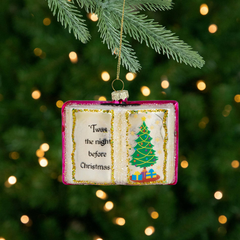 2.5'' Glass Holiday Shaped Ornament