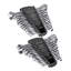 Combination Wrench Set, 30-Piece Ratcheting Wrench Set with Organizer Rack, Cr-V Steel Wrench Set SAE 1/4" to 1", Metric 8 mm to 24 mm, Ideal for General Household, Garage, Workshop, Emergency