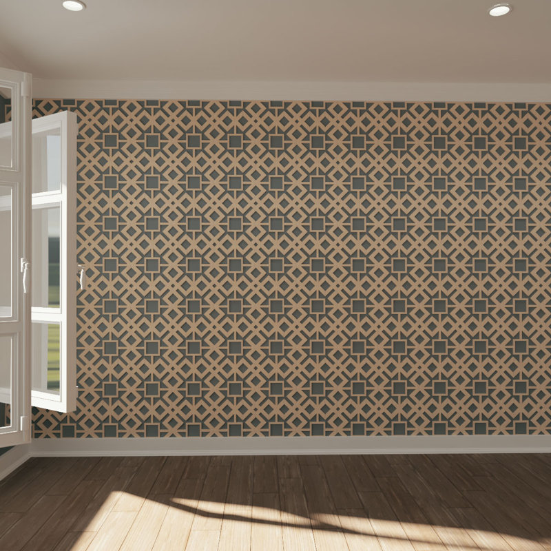 Panneau mural 3D, Noyer Blanc, 12" x 12" x 0.25"