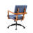 Upholstered Swivel Home Office Desk Chair-1400671505