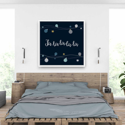 Toile Fa-la-la-la-la | Typo & Symbols Living Room