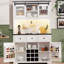 Garde-manger avec tablettes, portes et tiroirs