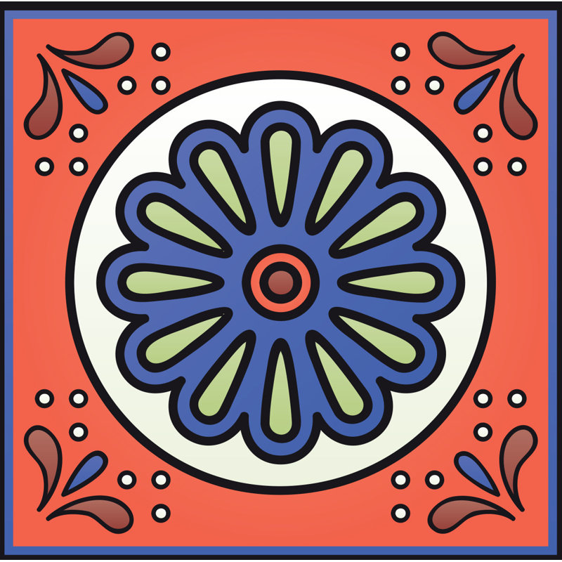 Carreau de mosaïque auto-adhésif en vinyle l 6 po x L 6 po
