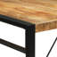 Rectangular Solid Wood Iron Outdoor Bar Table - 175 cm W 90 cm D