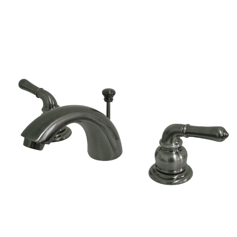 Widespread Bathroom Faucet with Drain Assembly, Vintage Brass, With Pop Up Drain
